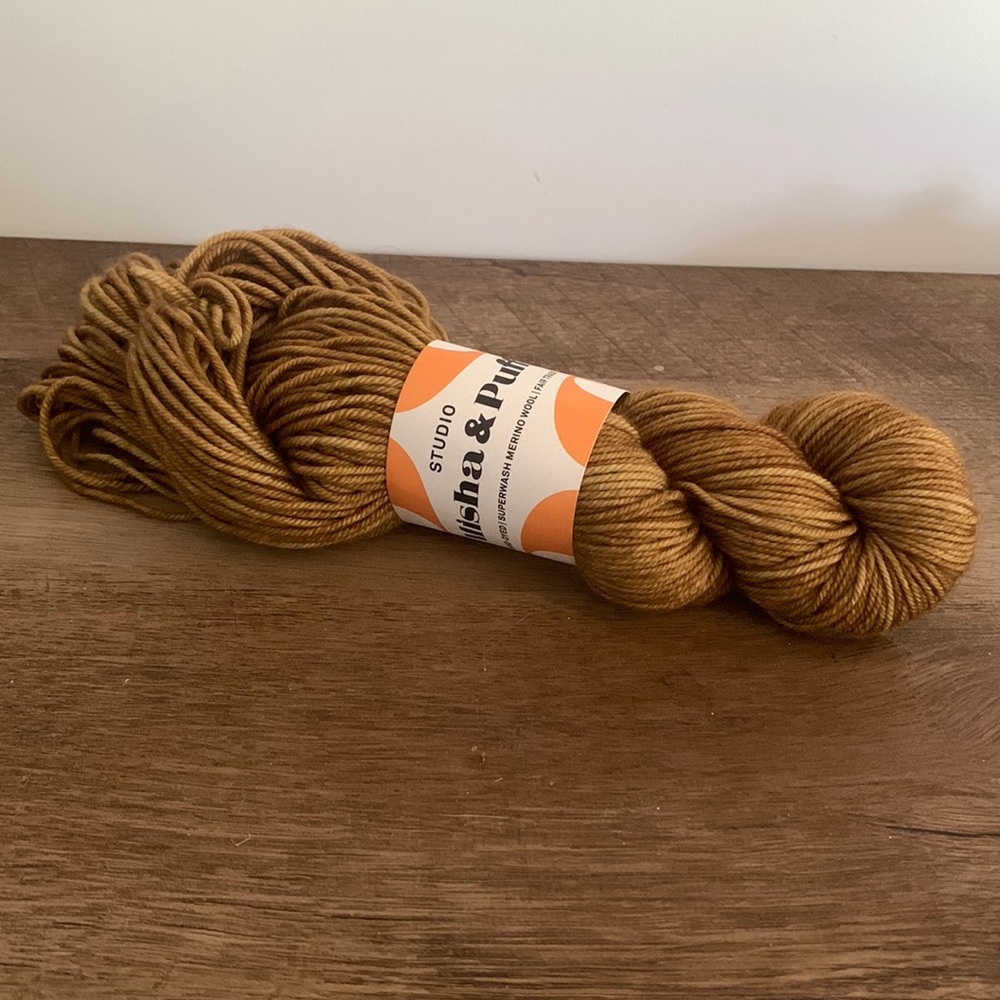 Misha + Puff Antique Bronze Merino Wool Yarn Skein
